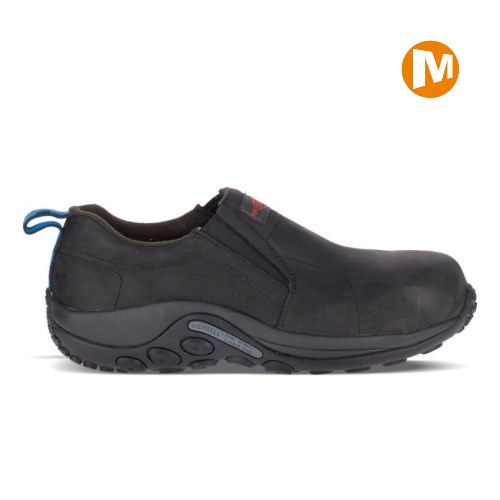 Merrell Jungle Moc Leather Comp Toe SD+ Sicherheitsschuhe Herren Schwarz [DE-BLJMT]